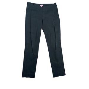 Lilly Pulitzer Pants Womens Size 2 Black Side Zip Low Rise Stretch